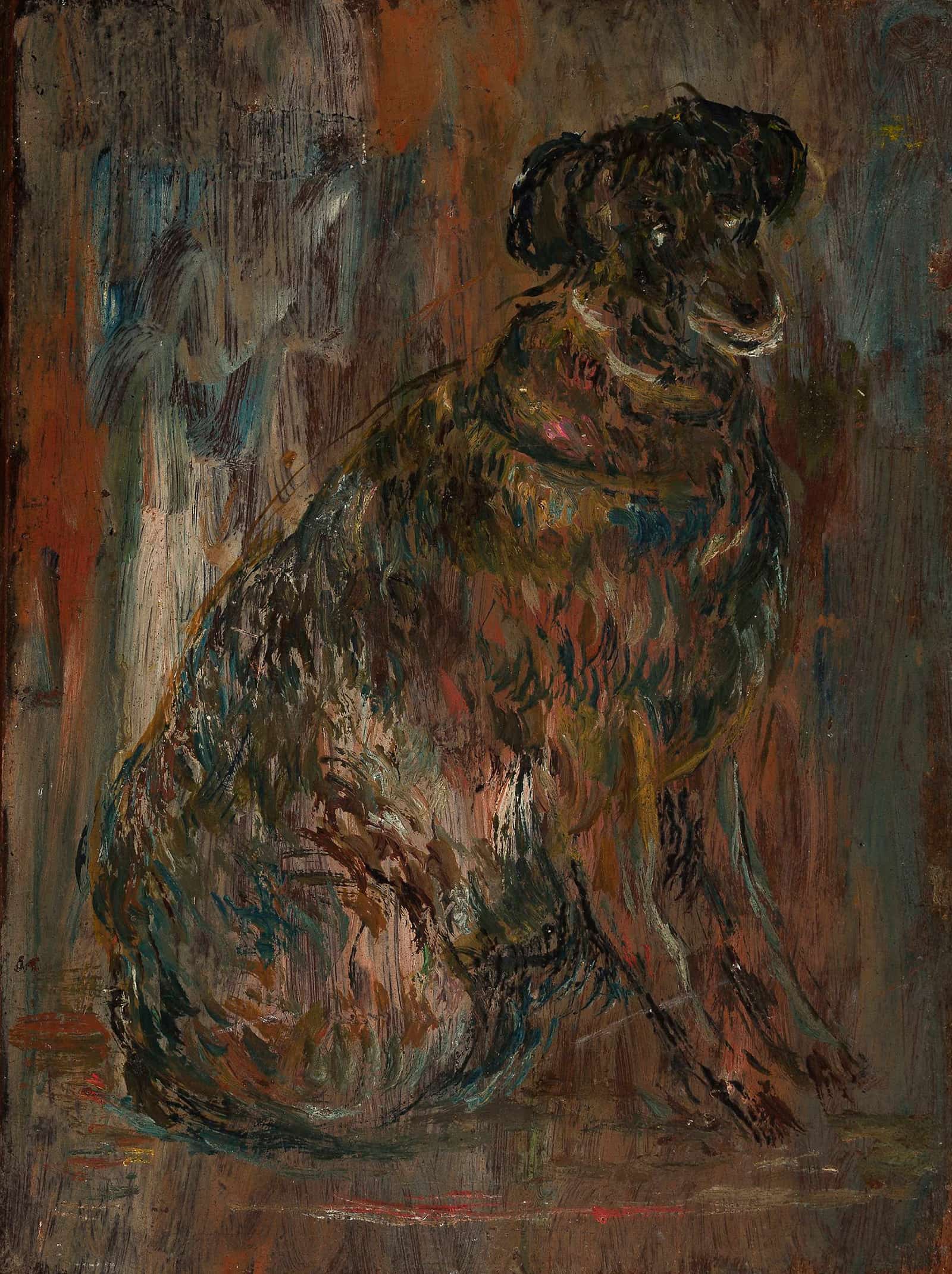 Study Of A Dog Malina by Tadeusz Makowski