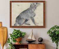 Study Of A Dog S by David Cox