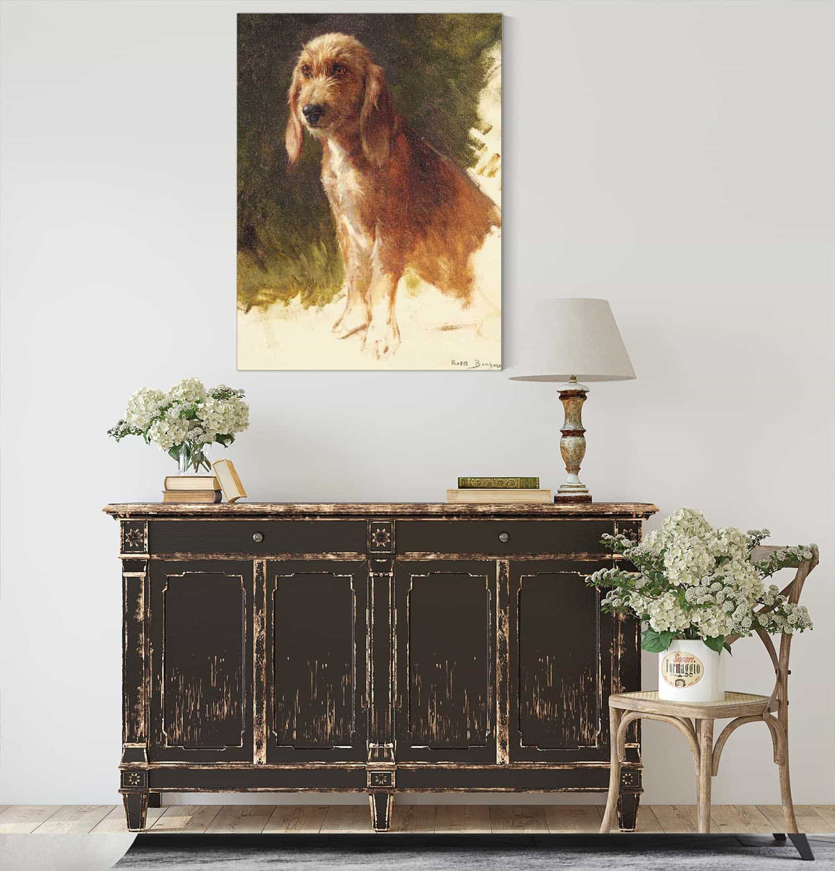 Study Of A Dog S by Rosa Bonheur