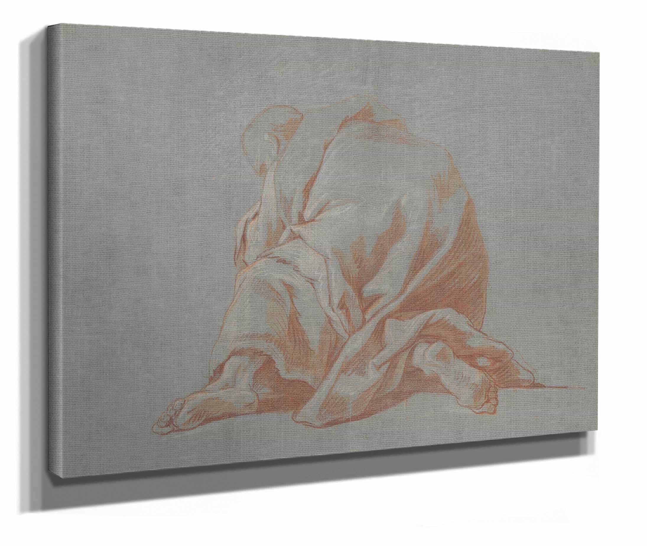 Study Of A Draped Figure  by Jean Francois De Troy