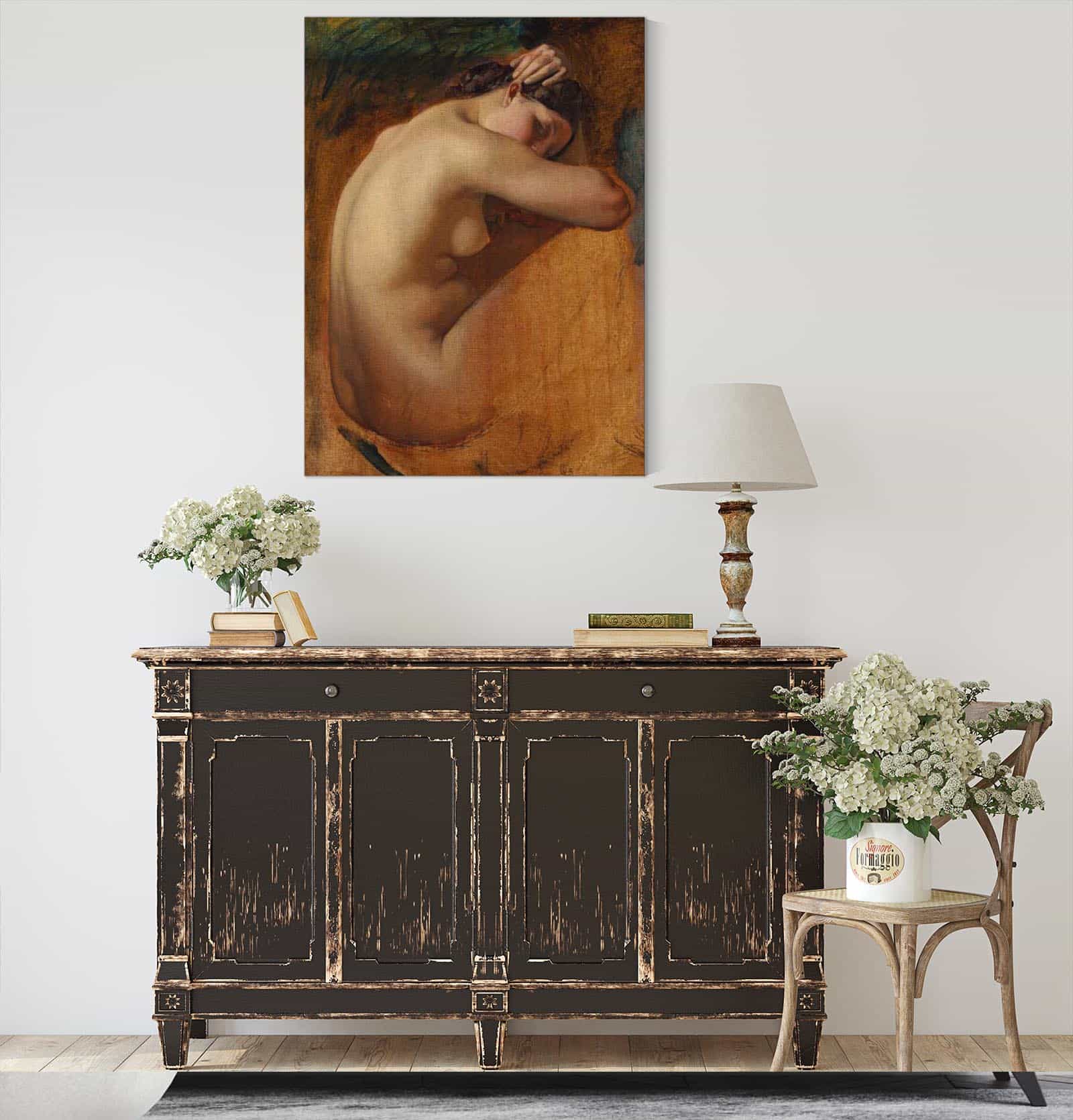 Study Of A Female Nude by Henri Lehmann