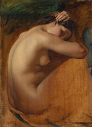 Study Of A Female Nude by Henri Lehmann