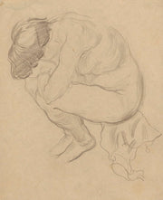 Study Of A Female Nude by Zygmunt Waliszewski