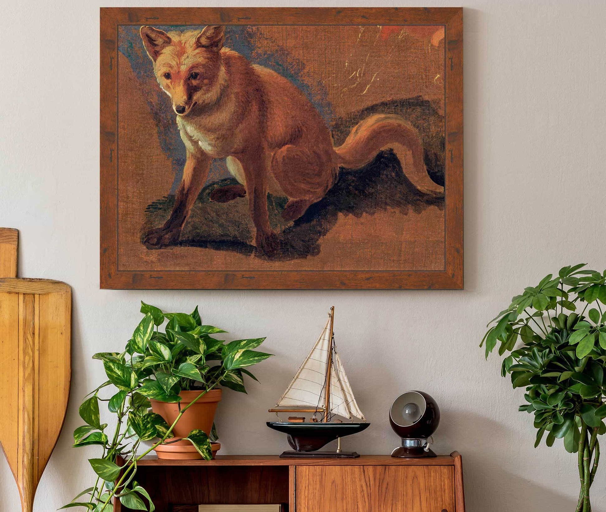 Study Of A Fox  by Jacques Laurent Agasse