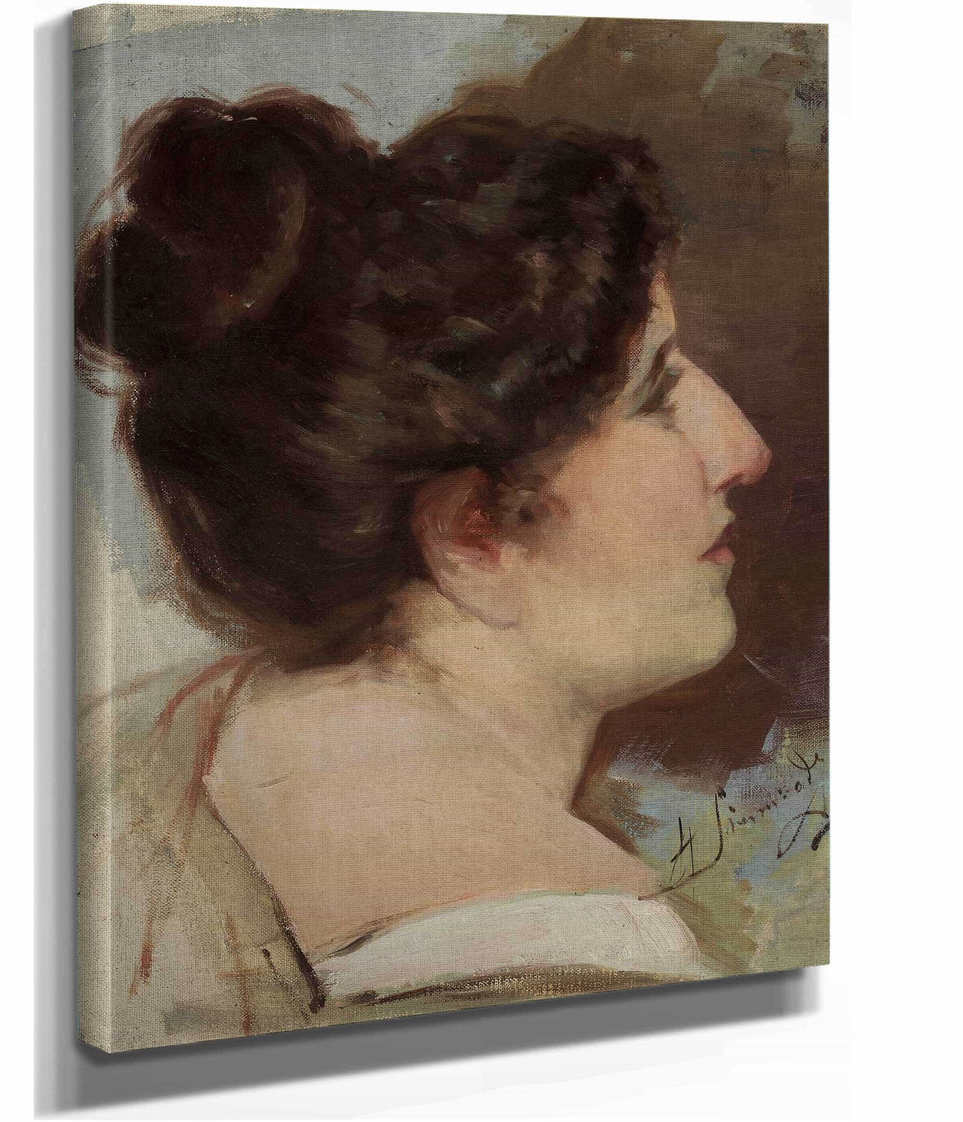 Study Of A Head by Henryk Siemiradzki