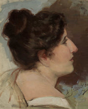 Study Of A Head by Henryk Siemiradzki