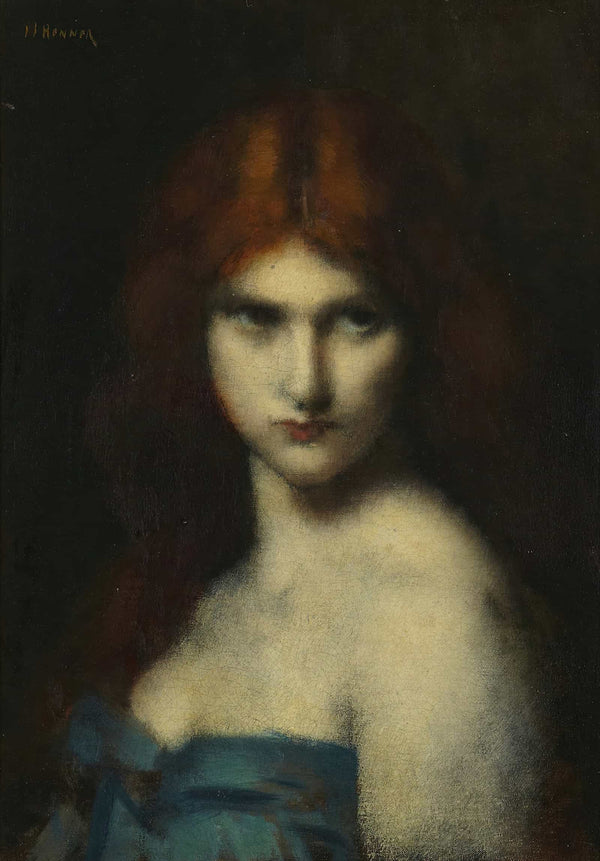 Study Of A Head Of A Woman by Jean Jacques Henner