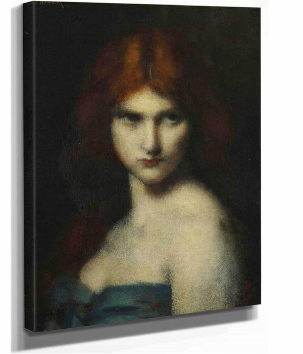 Study Of A Head Of A Woman by Jean Jacques Henner