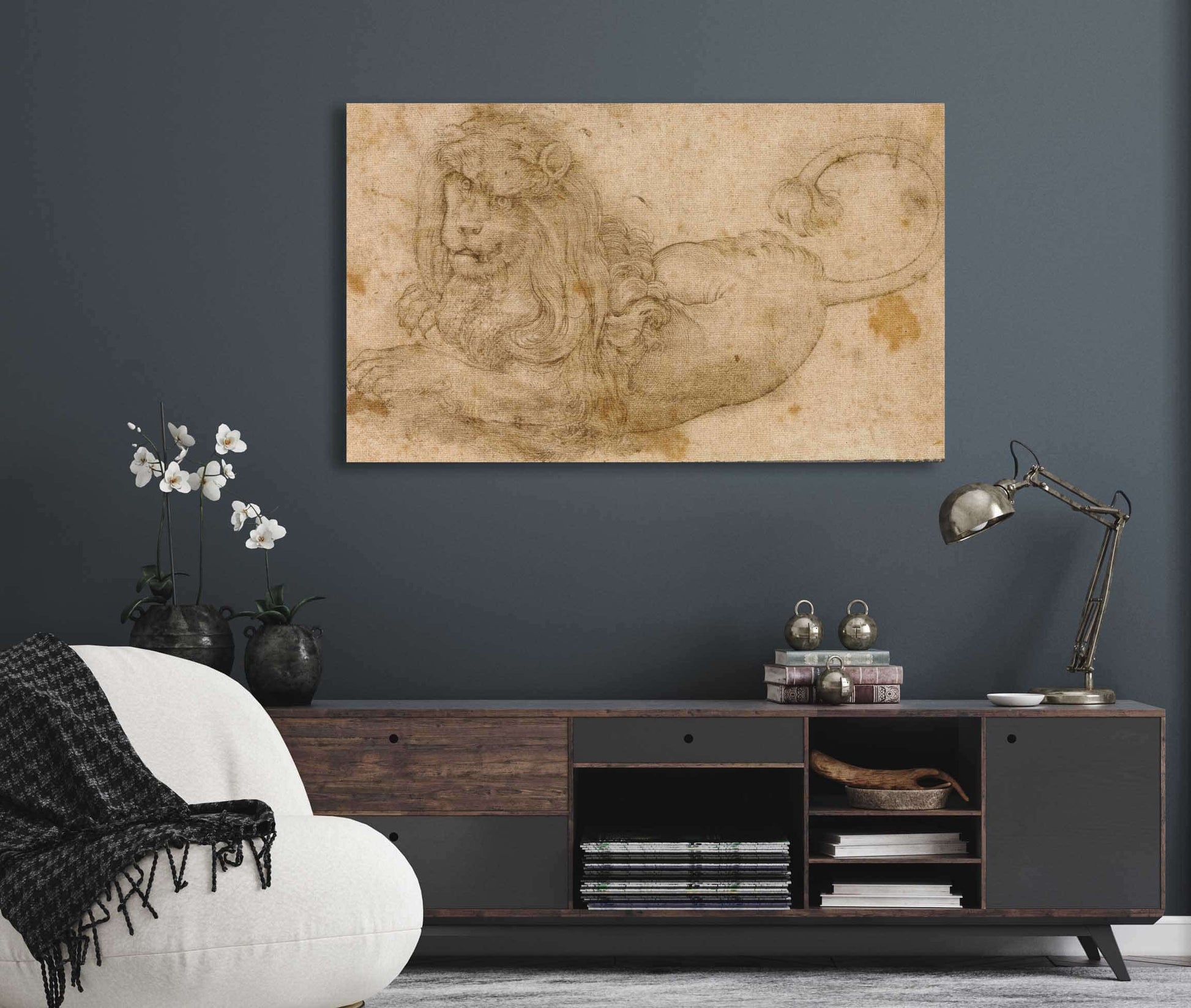 Study Of A Lion by Lucas Cranach The Elder