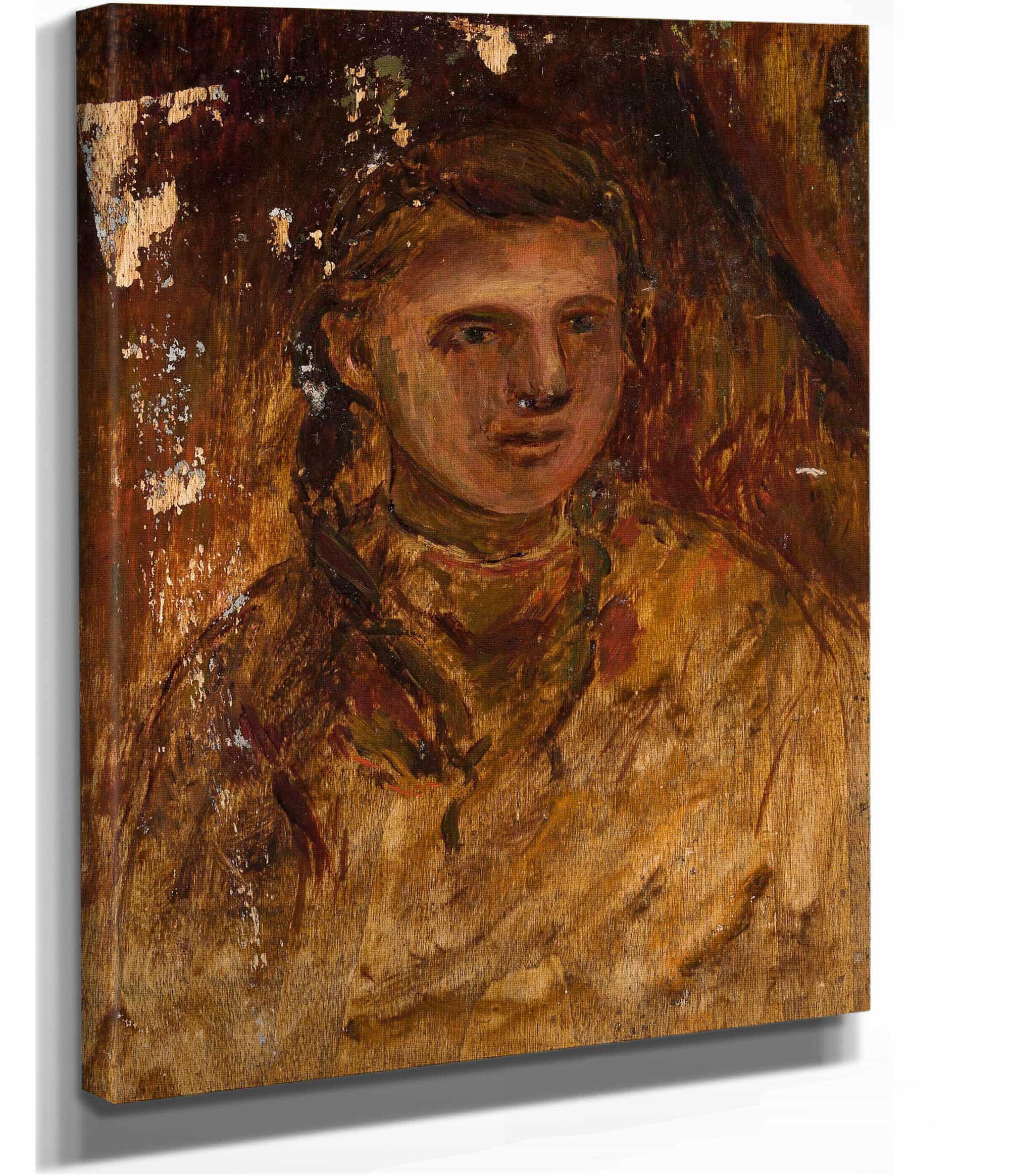 Study Of A Little Girl by Tadeusz Makowski