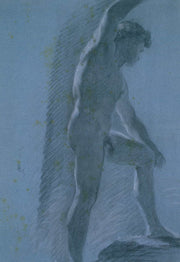 Study Of A Male Nude Verso by Pierre Paul Prudhon