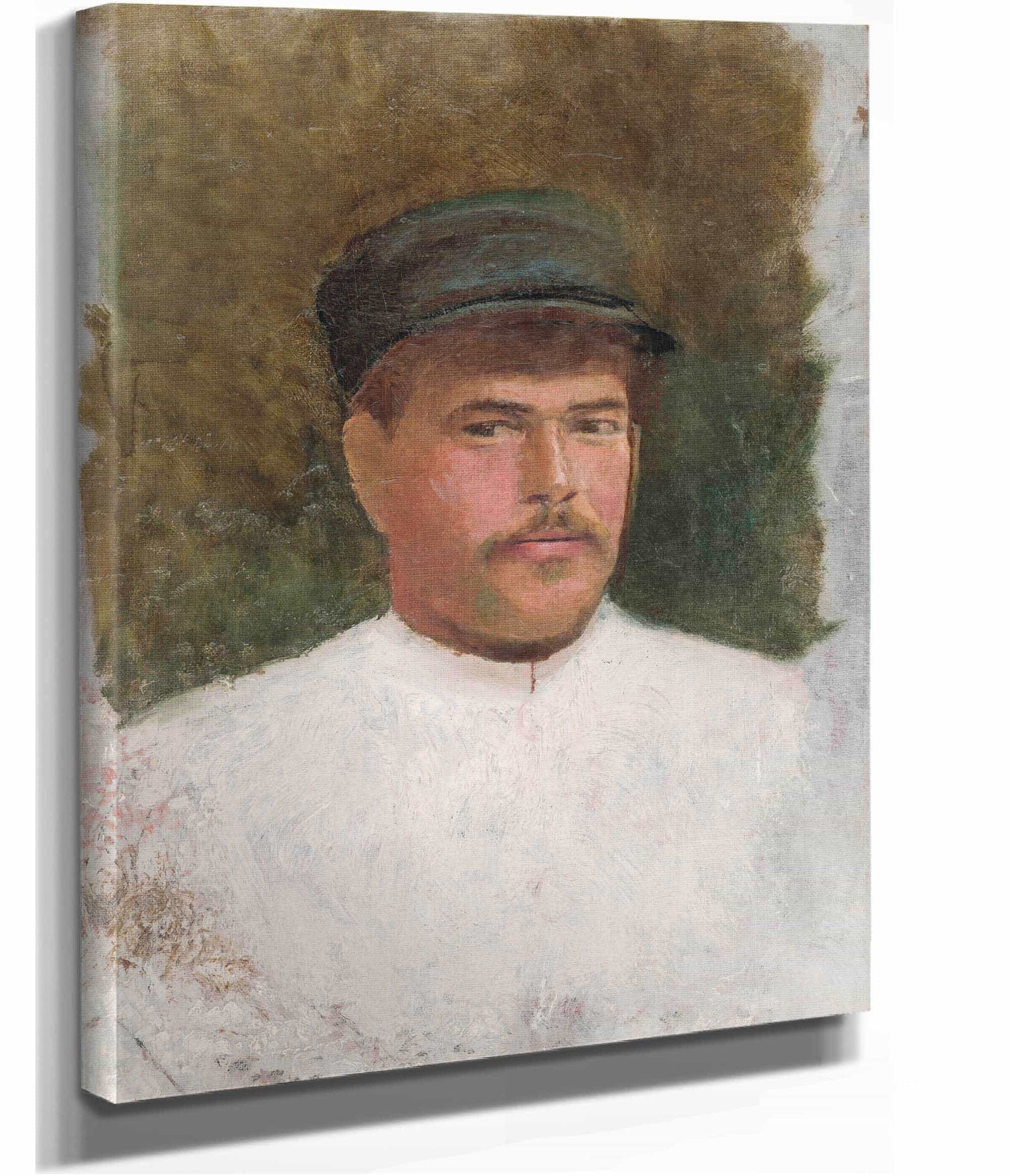 Study Of A Man In A Fur Hat   by Ladislav Mednyanszky
