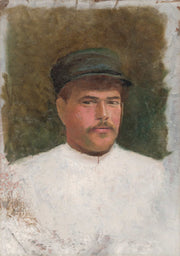 Study Of A Man In A Fur Hat   by Ladislav Mednyanszky