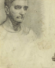 Study Of A Man Verso by Theodore Gericault