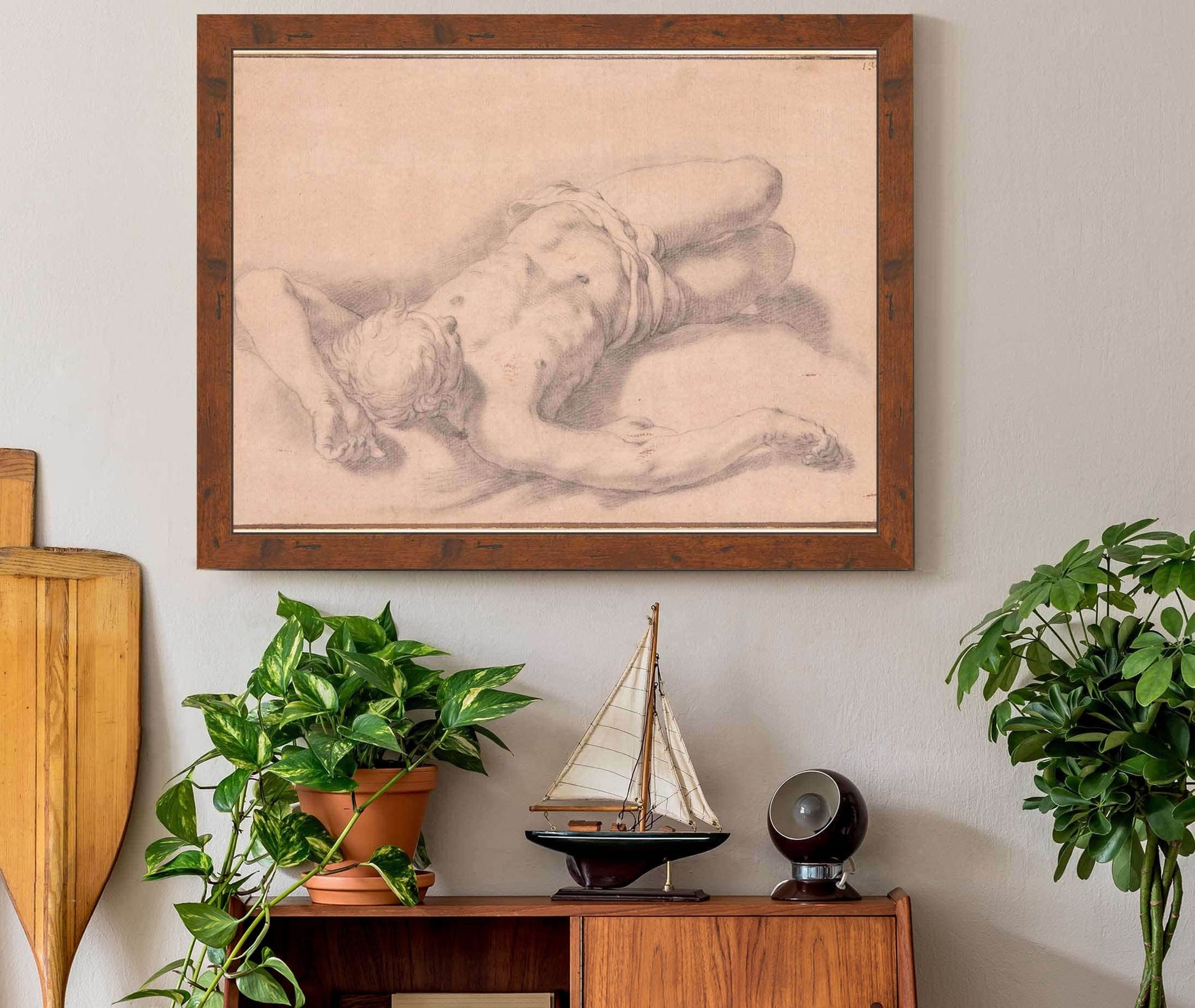 Study Of A Nude Man  by Abraham Bloemaert