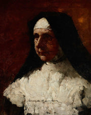 Study Of A Nun by Olga Boznanska