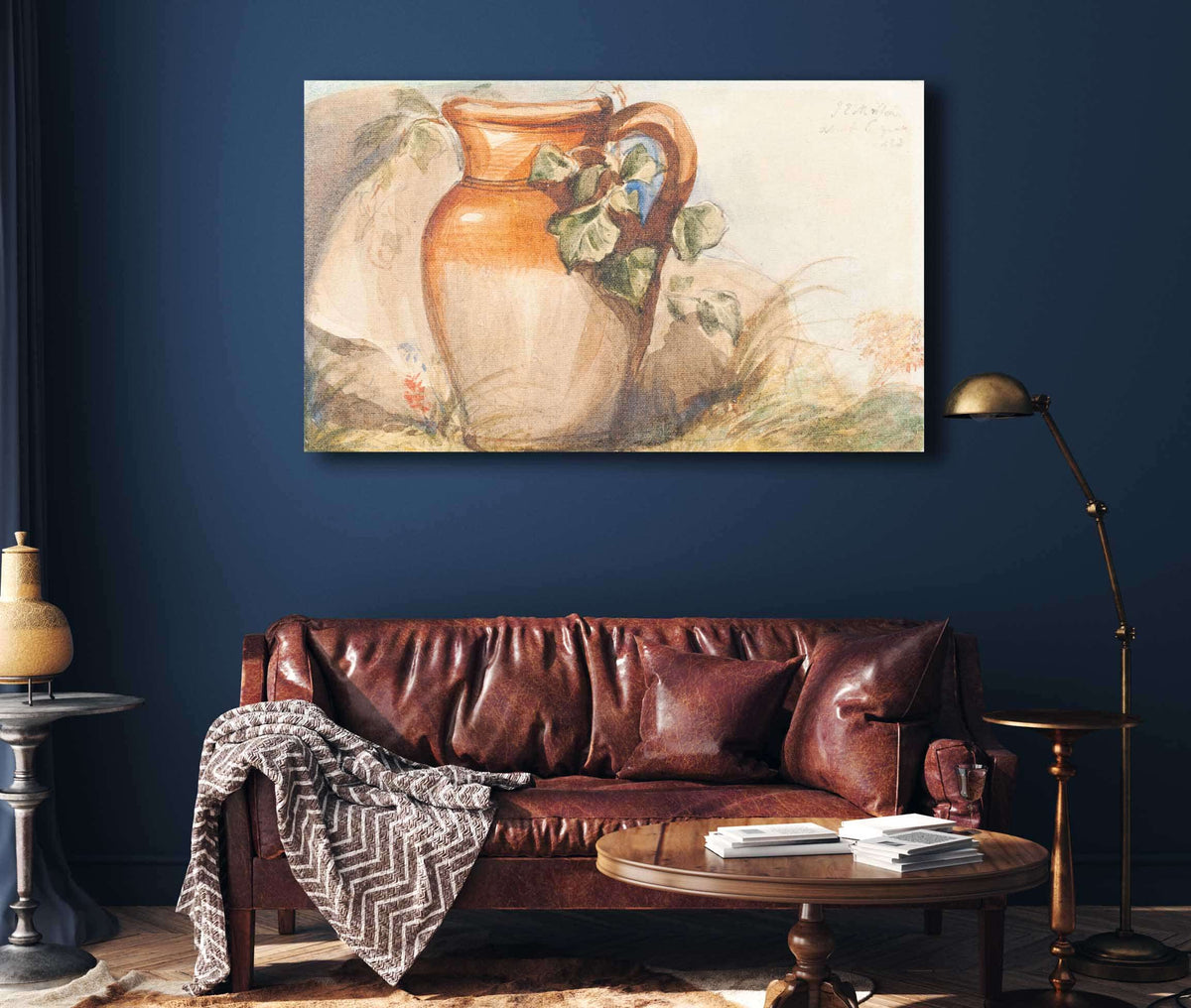 Study Of A Pottery Jug by Sir John Everett Millais