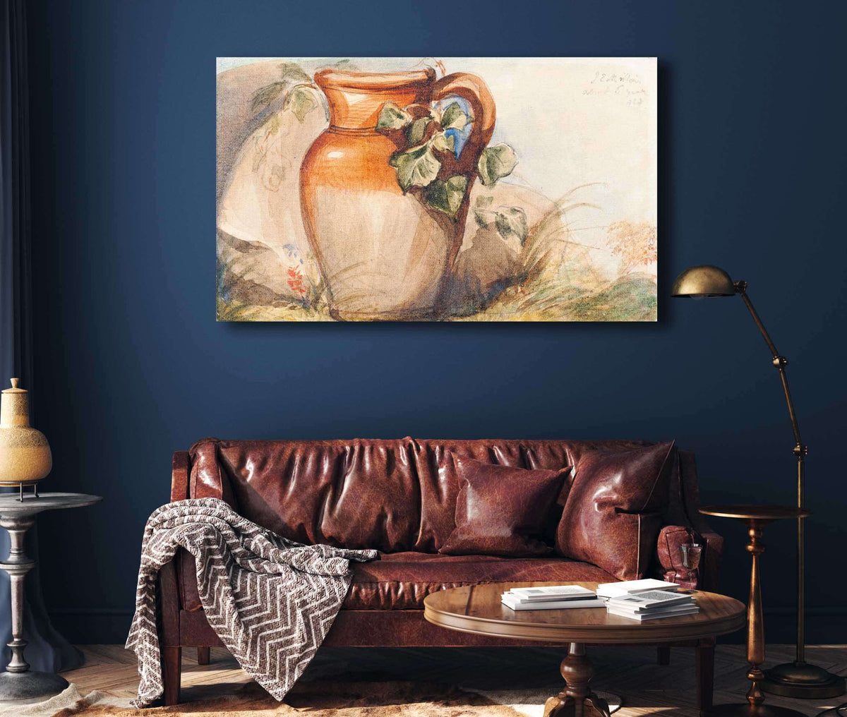 Study Of A Pottery Jug Recto by Sir John Everett Millais