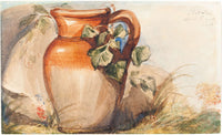 Study Of A Pottery Jug Recto by Sir John Everett Millais