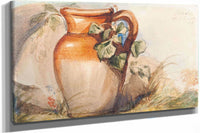 Study Of A Pottery Jug Recto by Sir John Everett Millais