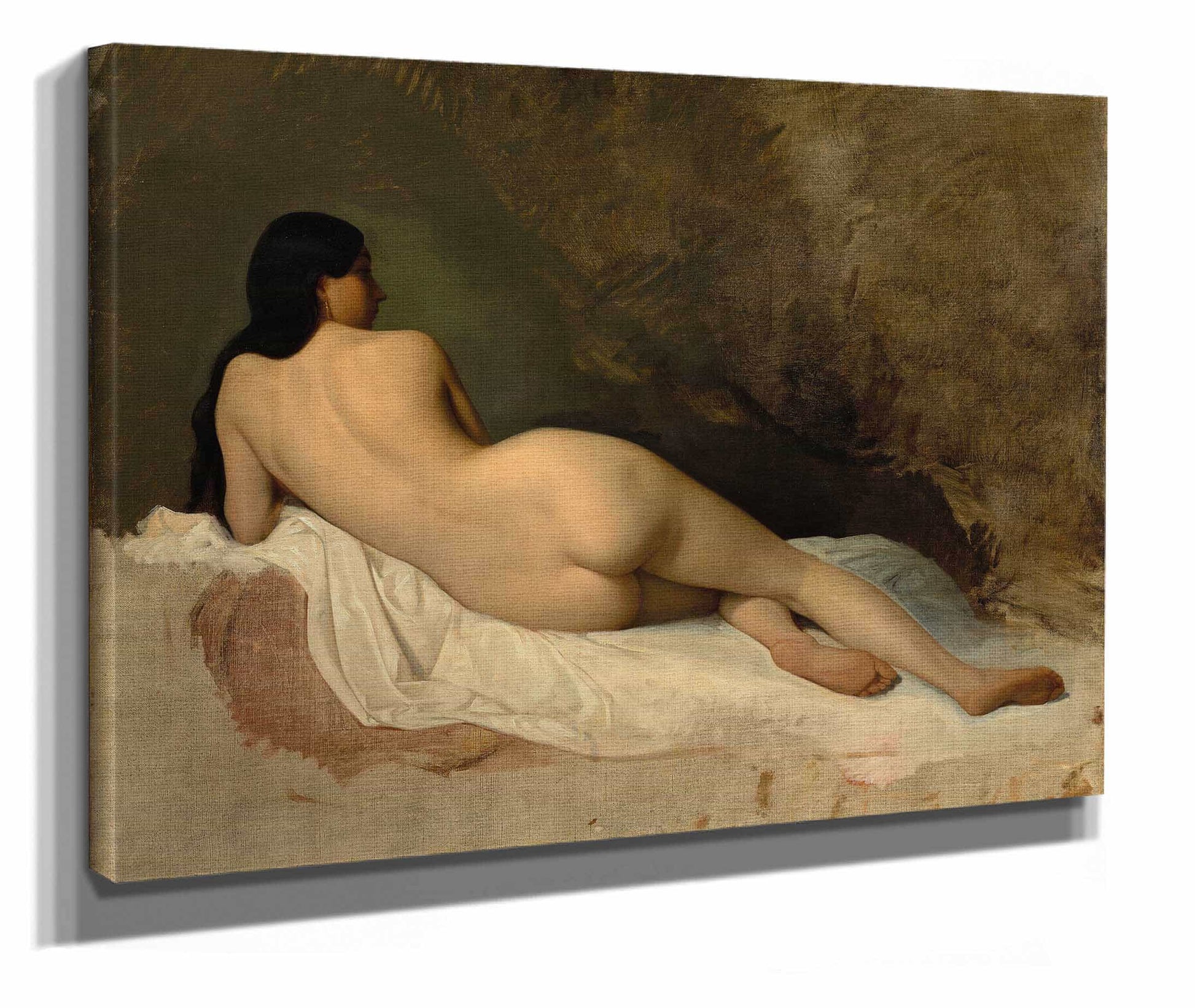 Study Of A Reclining Nude by Isidore Pils