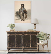 Study Of A Seated Man by Edwin Austin Abbey