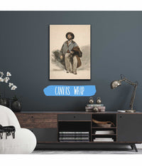 Study Of A Seated Man by Edwin Austin Abbey