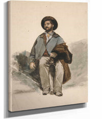 Study Of A Seated Man by Edwin Austin Abbey