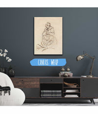 Study Of A Seated Woman by Sir Joshua Reynolds