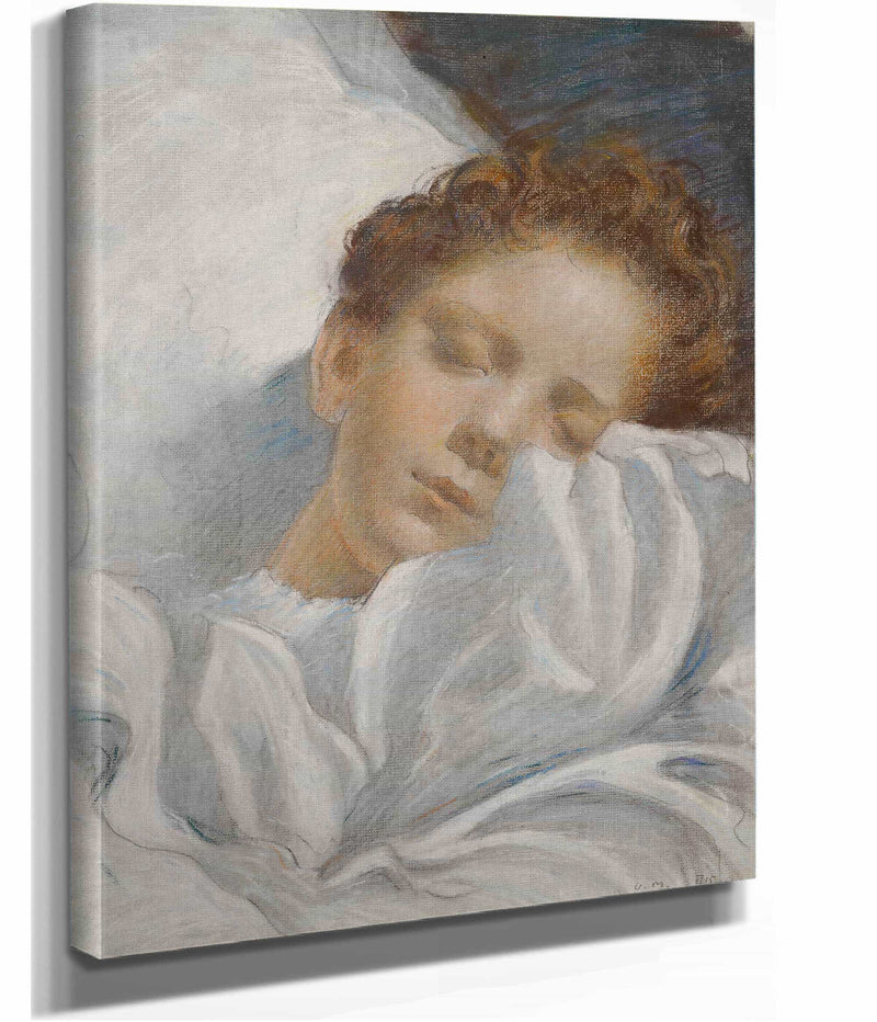 Study Of A Sleeping Child by Luc Olivier Merson