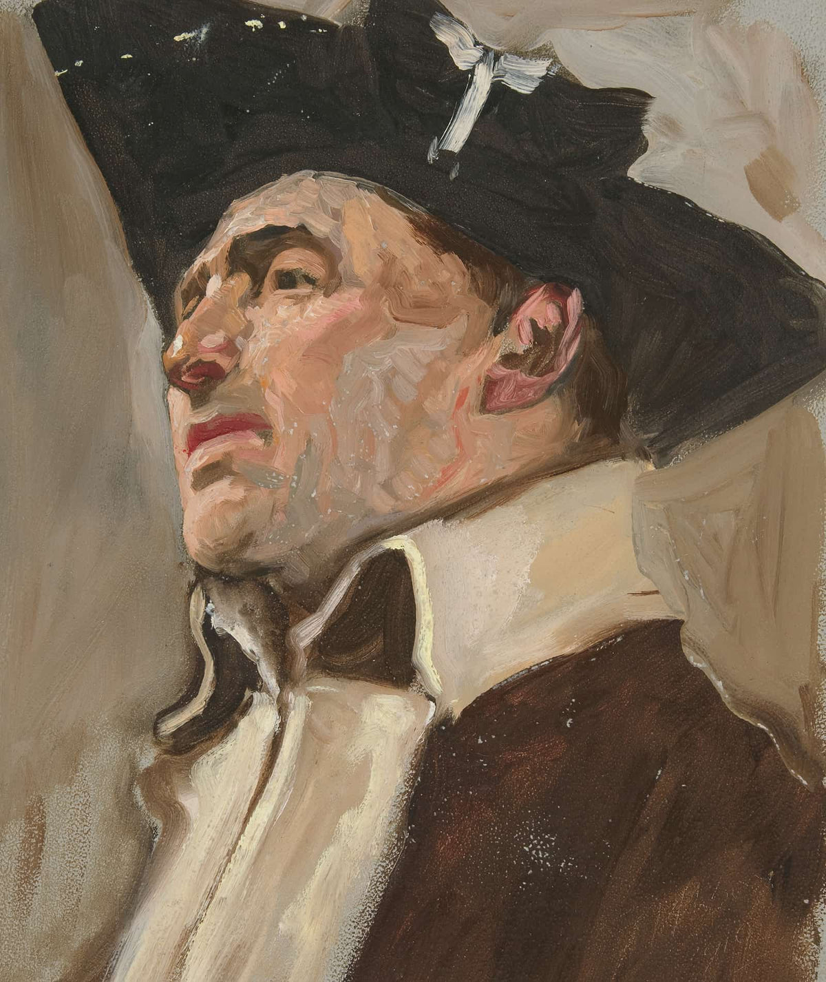 Study Of A Soldier by Edwin Austin Abbey
