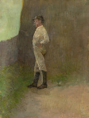 Study Of A Standing Lad In The Boots   by Ladislav Mednyanszky