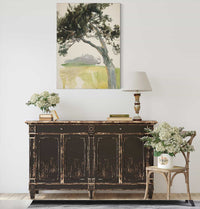 Study Of A Tree And Field by Edwin Austin Abbey