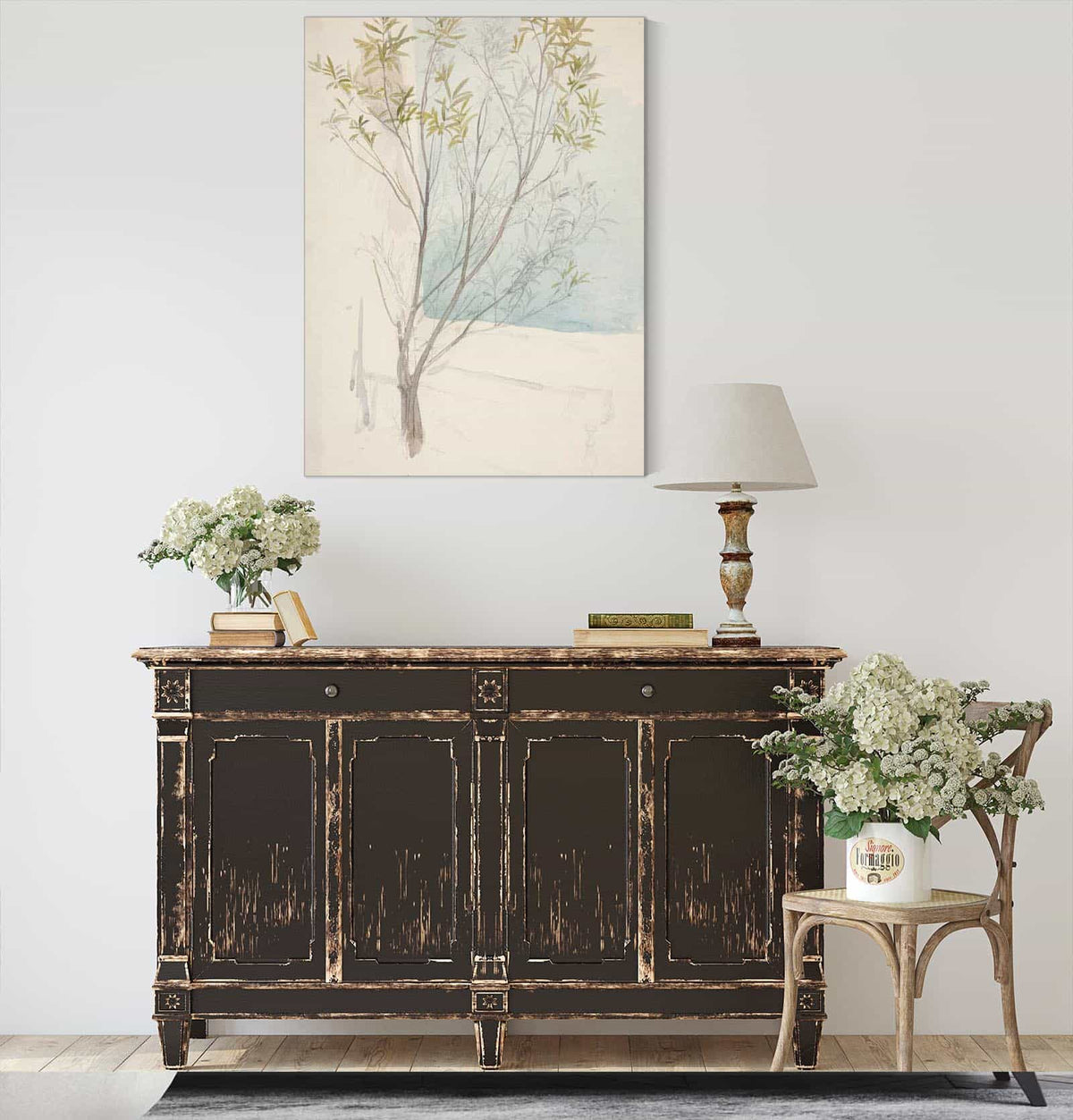 Study Of A Tree by Edwin Austin Abbey