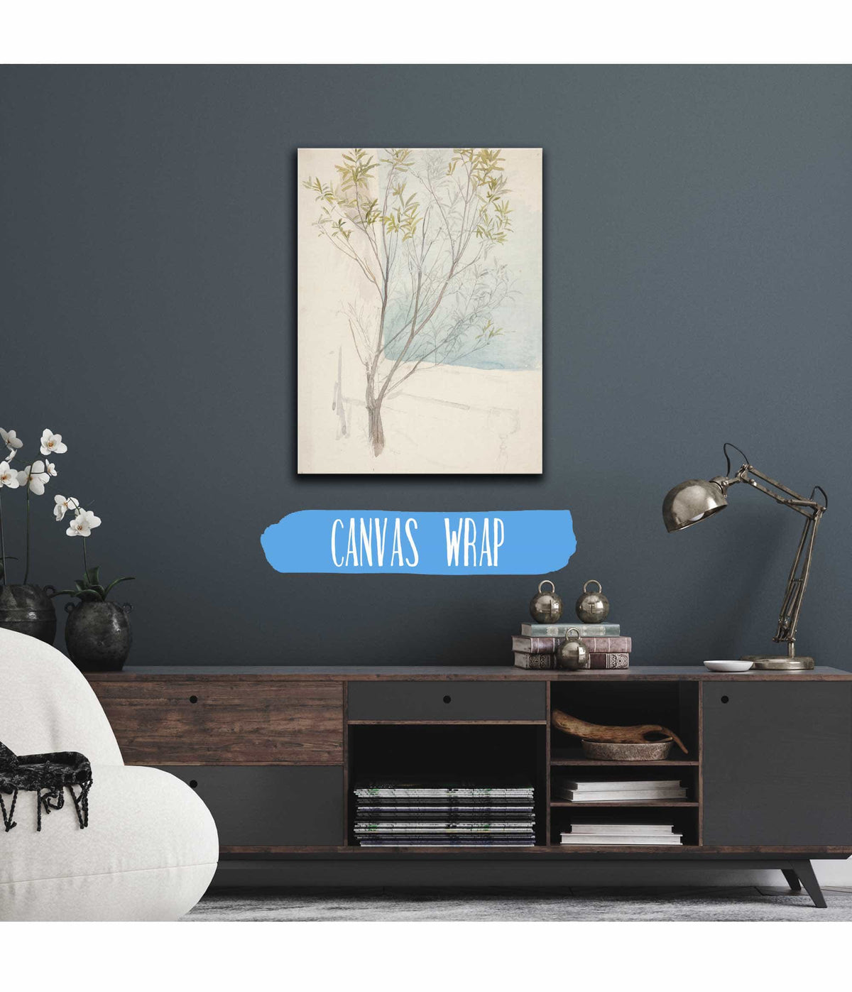 Study Of A Tree by Edwin Austin Abbey