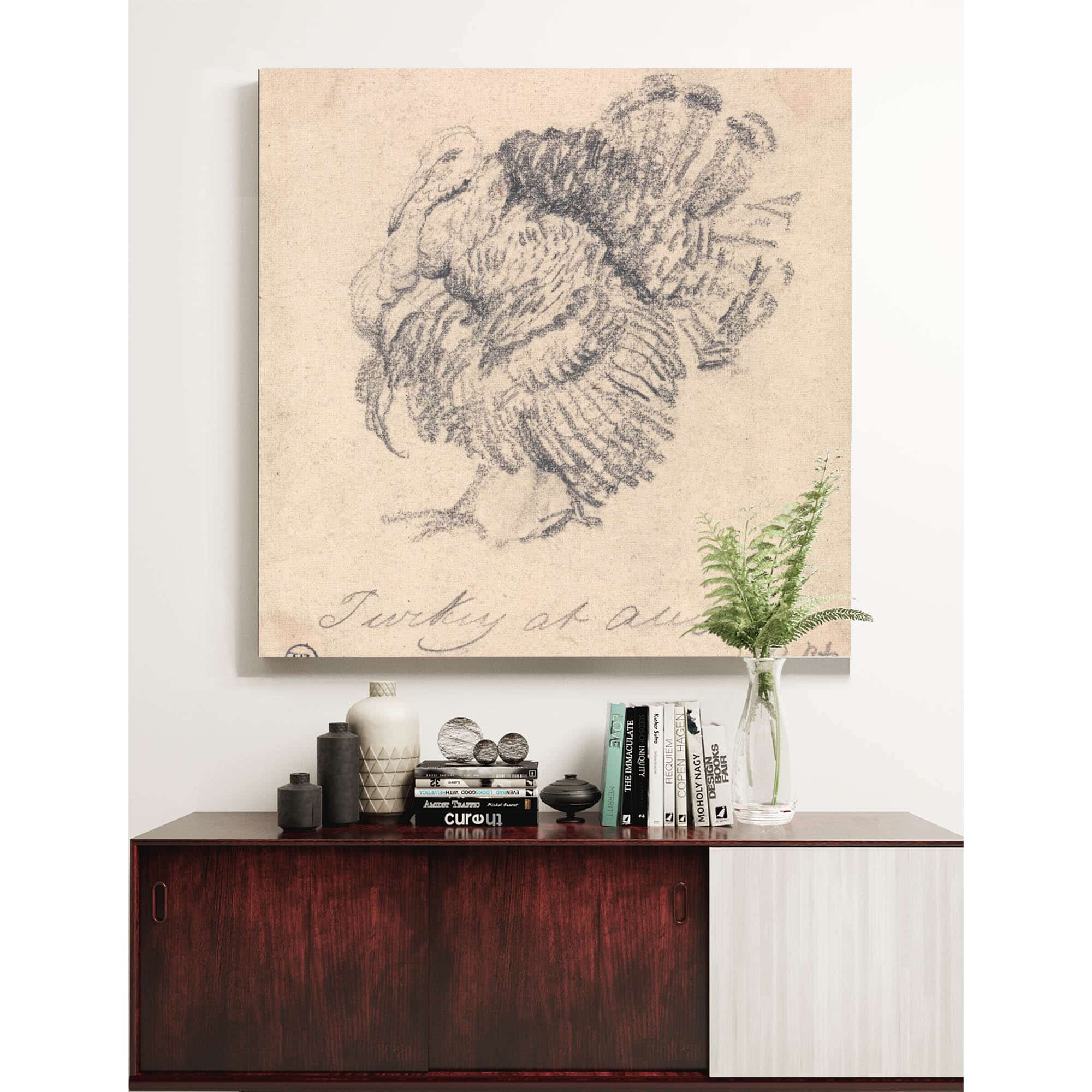 Study Of A Turkey by James Ward