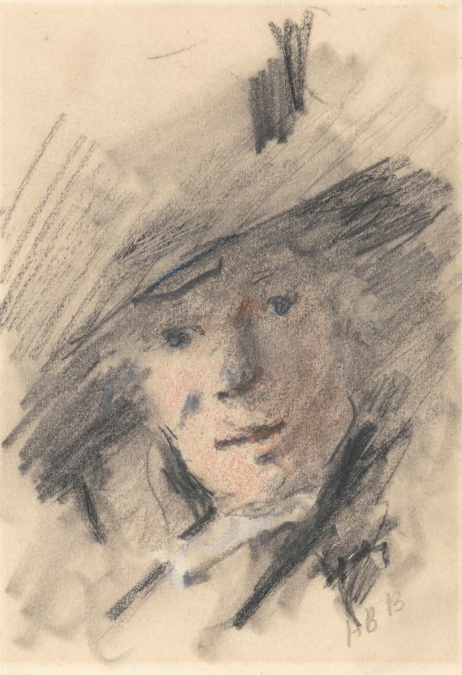 Study Of A Woman by Hercules Brabazon Brabazon