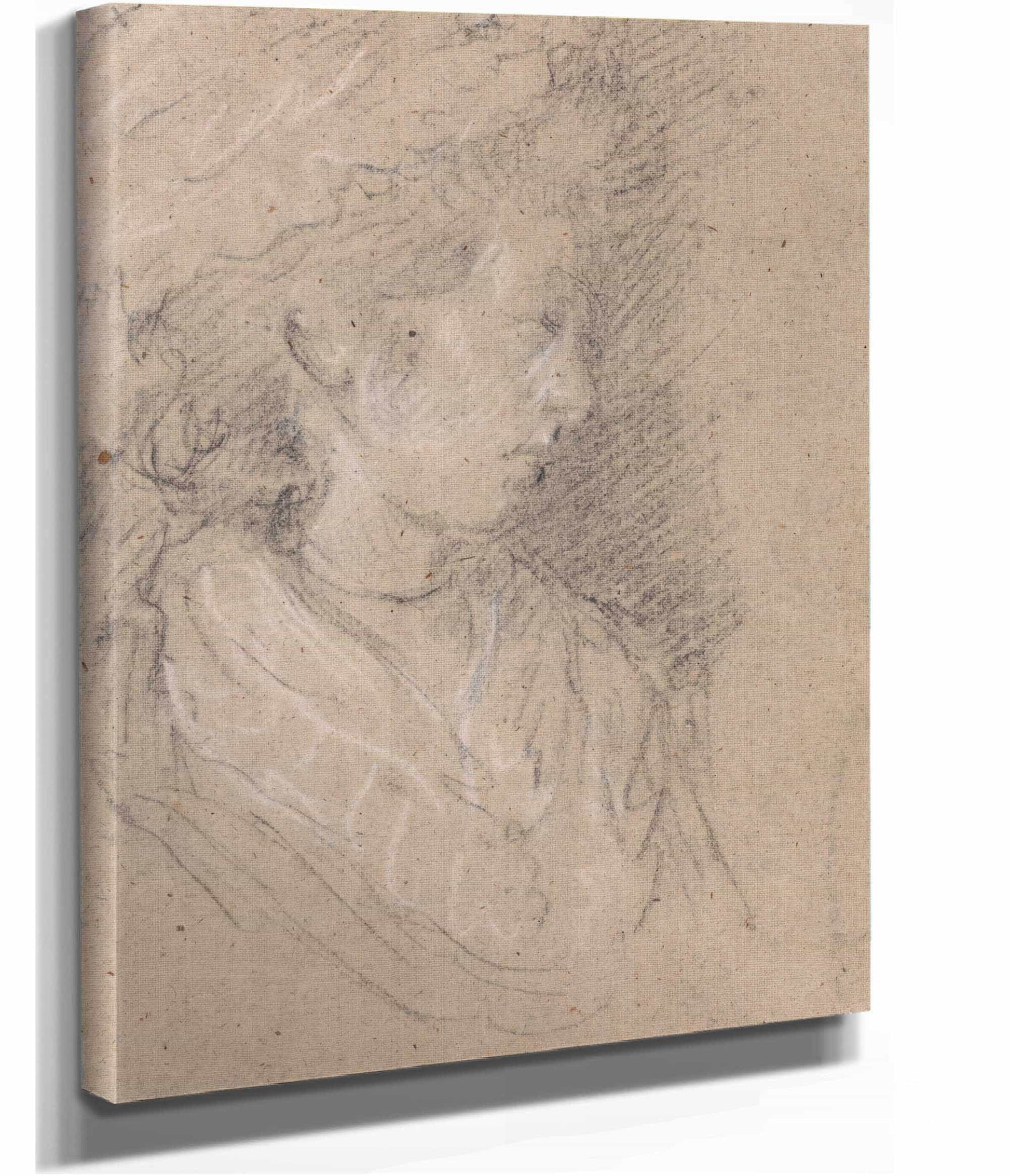 Study Of A Woman In A Mob Cap by Thomas Gainsborough