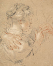 Study Of A Young Girl Drinking From A Glass   by Jacob Jordaens