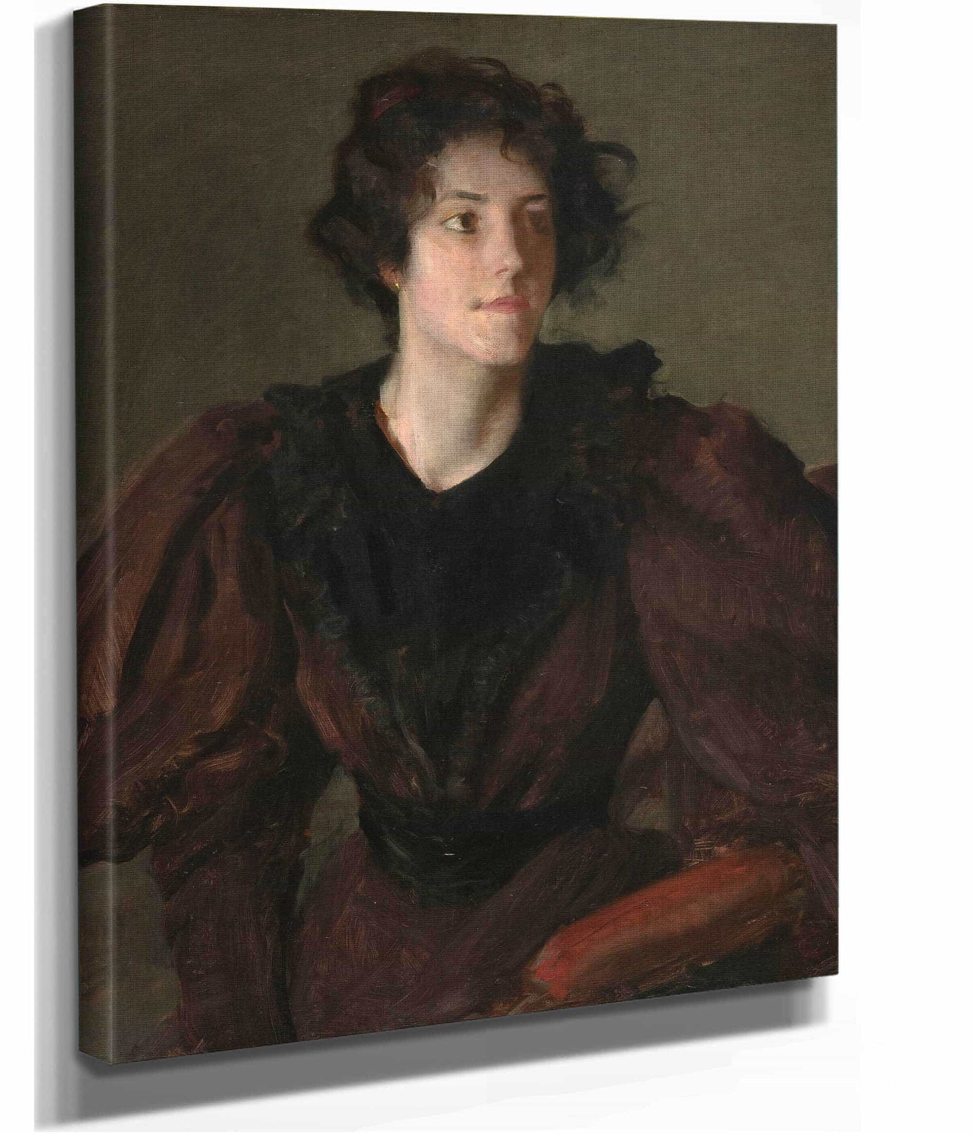 Study Of A Young Woman by William Merritt Chase