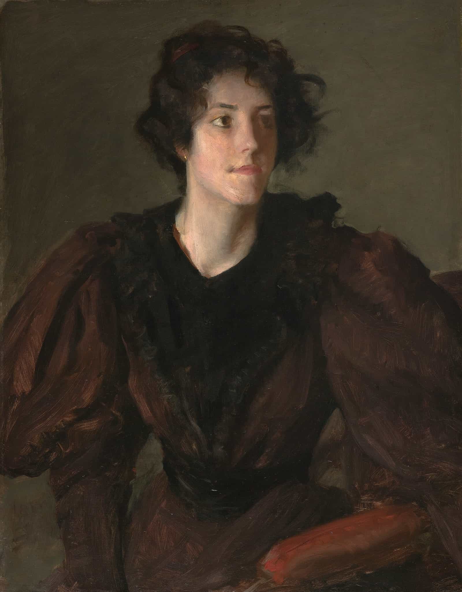Study Of A Young Woman by William Merritt Chase