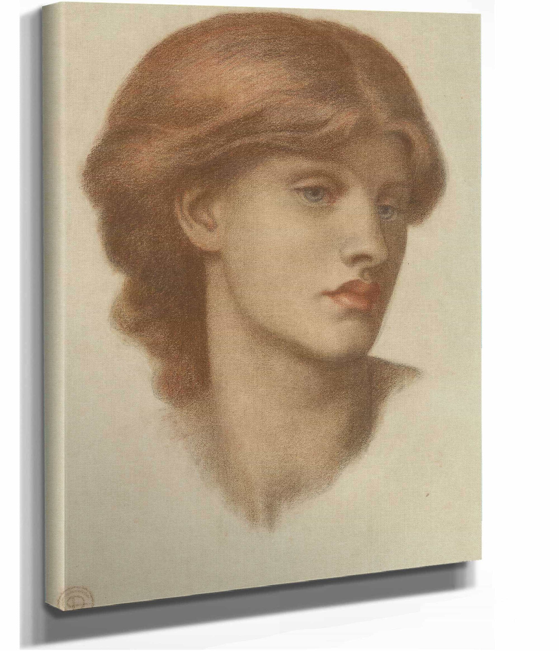 Study Of Alexa Wilding by Dante Gabriel Rossetti