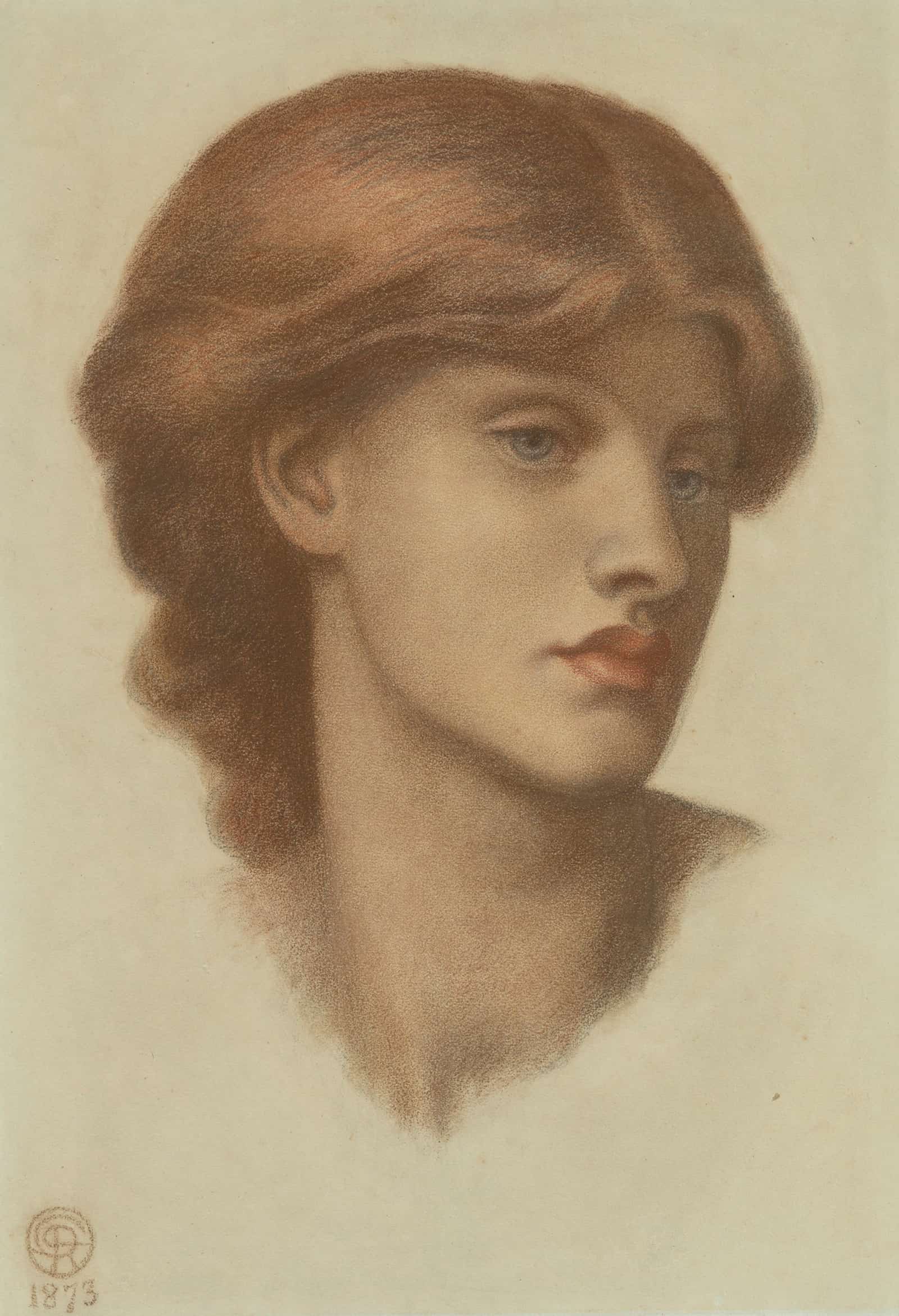Study Of Alexa Wilding by Dante Gabriel Rossetti