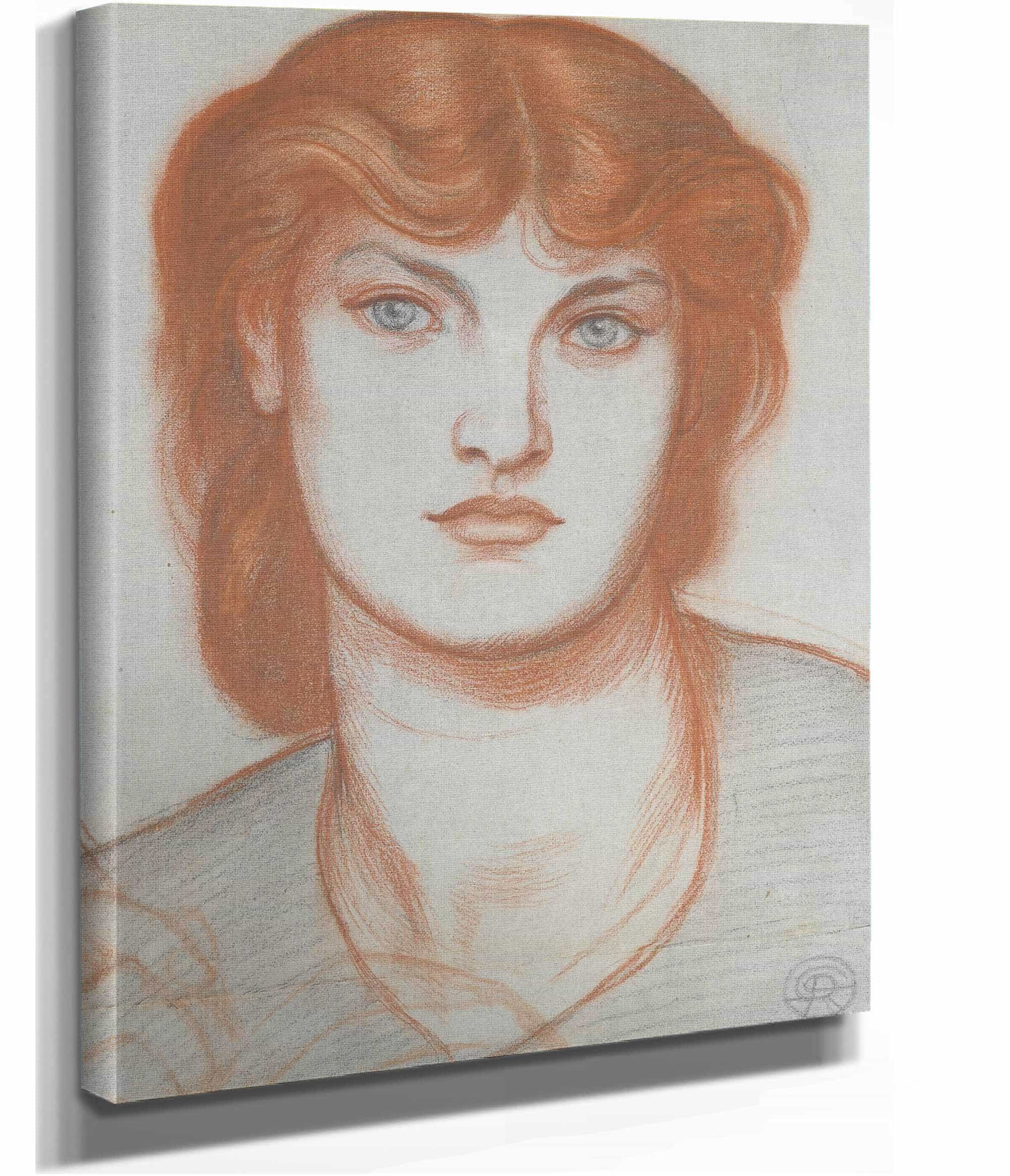 Study Of Alexa Wilding For Regina Cordium by Dante Gabriel Rossetti