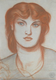 Study Of Alexa Wilding For Regina Cordium by Dante Gabriel Rossetti