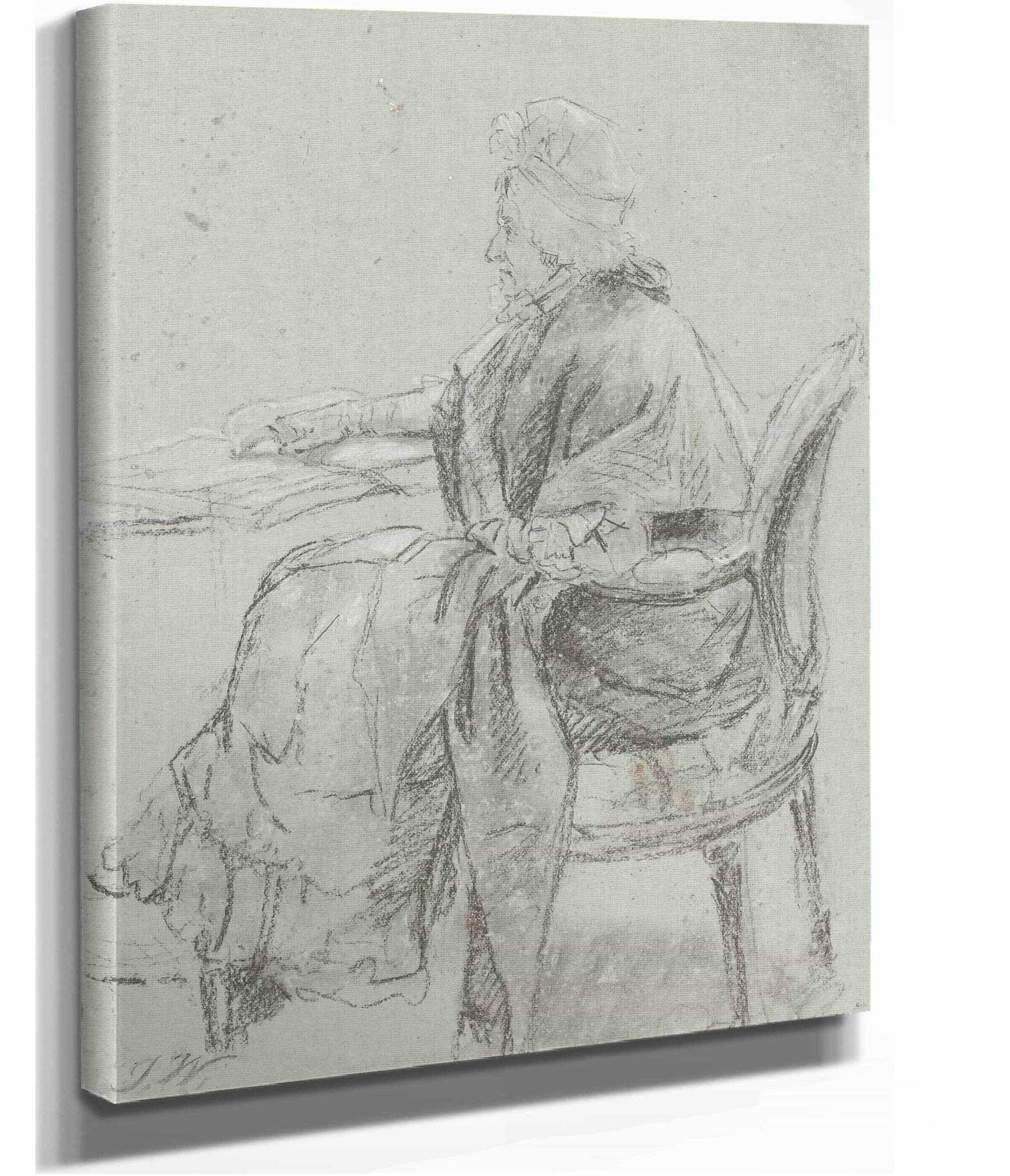 Study Of An Elderly Woman For Disobedience Discovered by James Ward