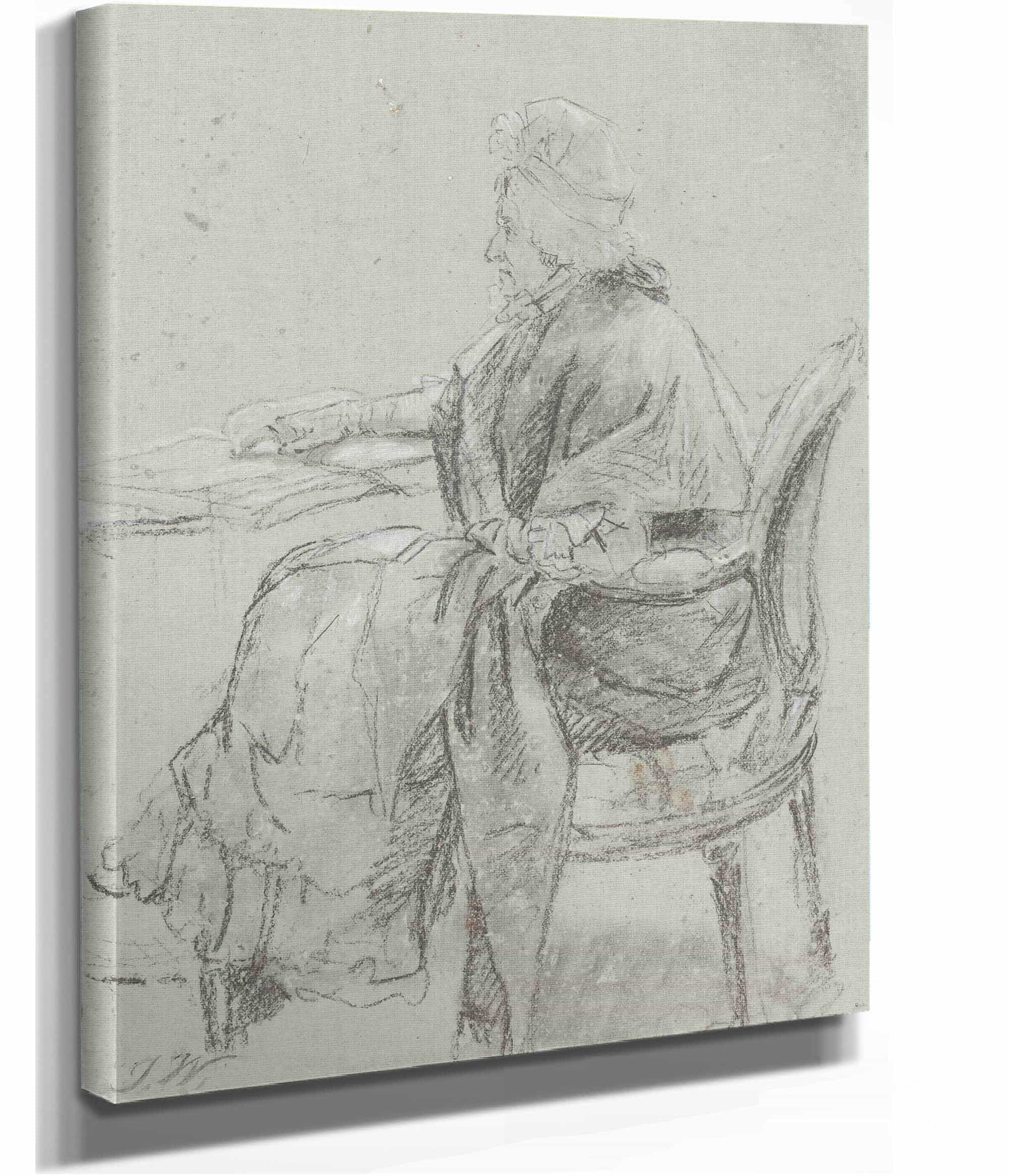 Study Of An Elderly Woman For Disobedience Discovered by James Ward