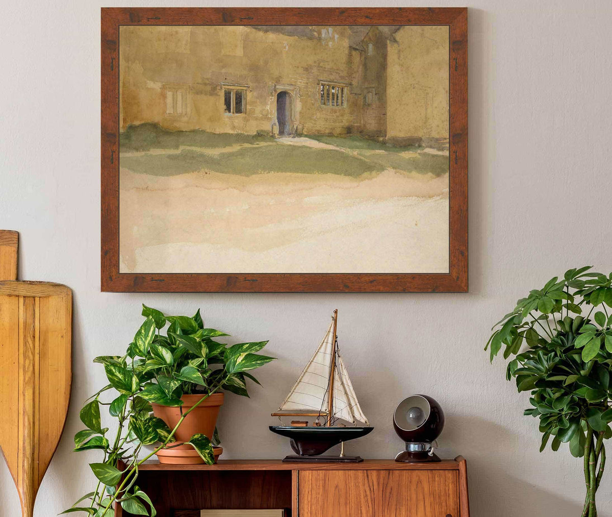 Study Of An English Medieval House by Edwin Austin Abbey