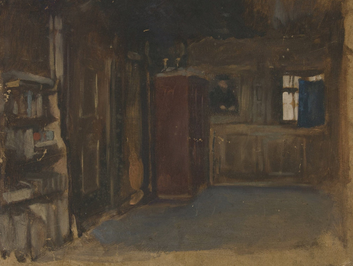Study Of An Interior by Edwin Austin Abbey