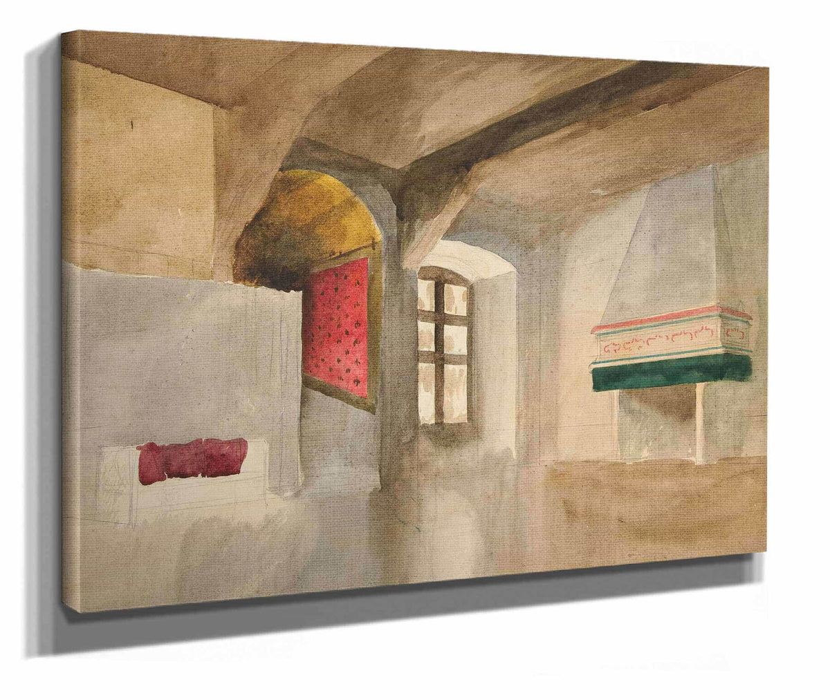 Study Of An Interior by Edwin Austin Abbey